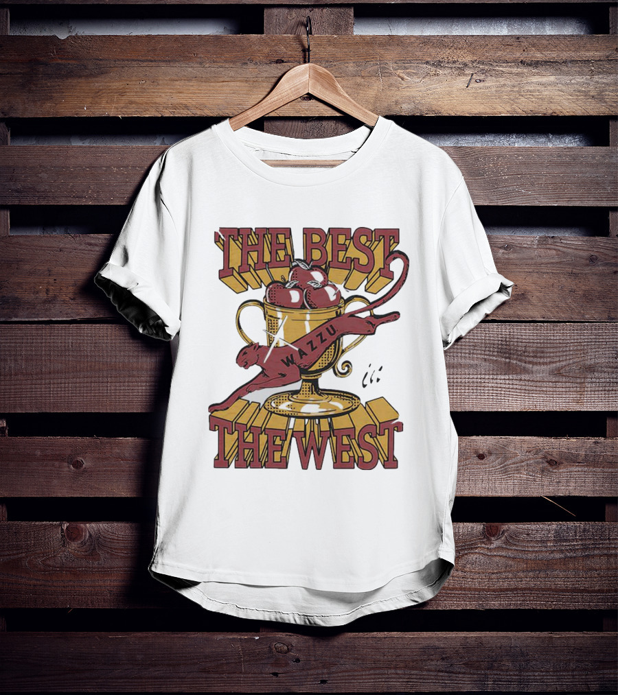 Wazzu The Best In The West Trophy Panther T-Shirt