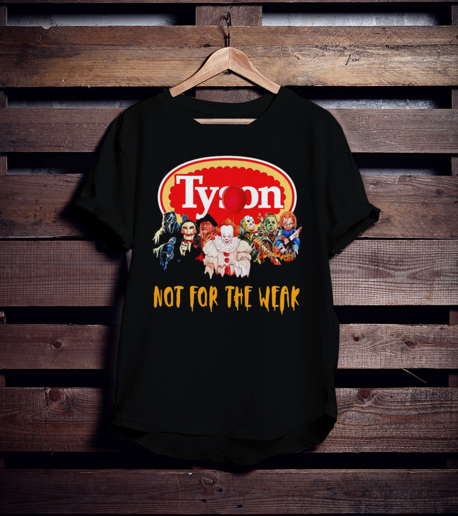 Tyson Horror Movie Characters Not For The Weak Floating Red Balloon Masks T-Shirt