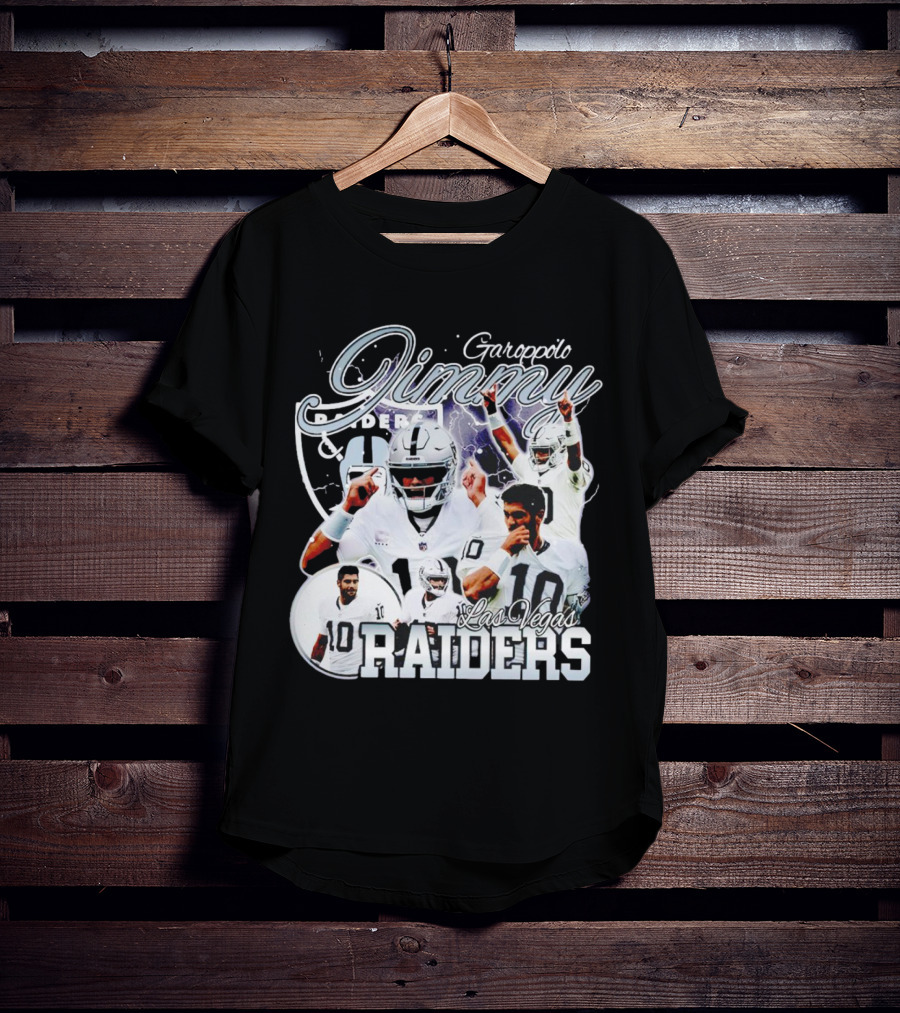 Jimmy Garoppolo Raiders Las Vegas Vintage Football Quarterback T-Shirt