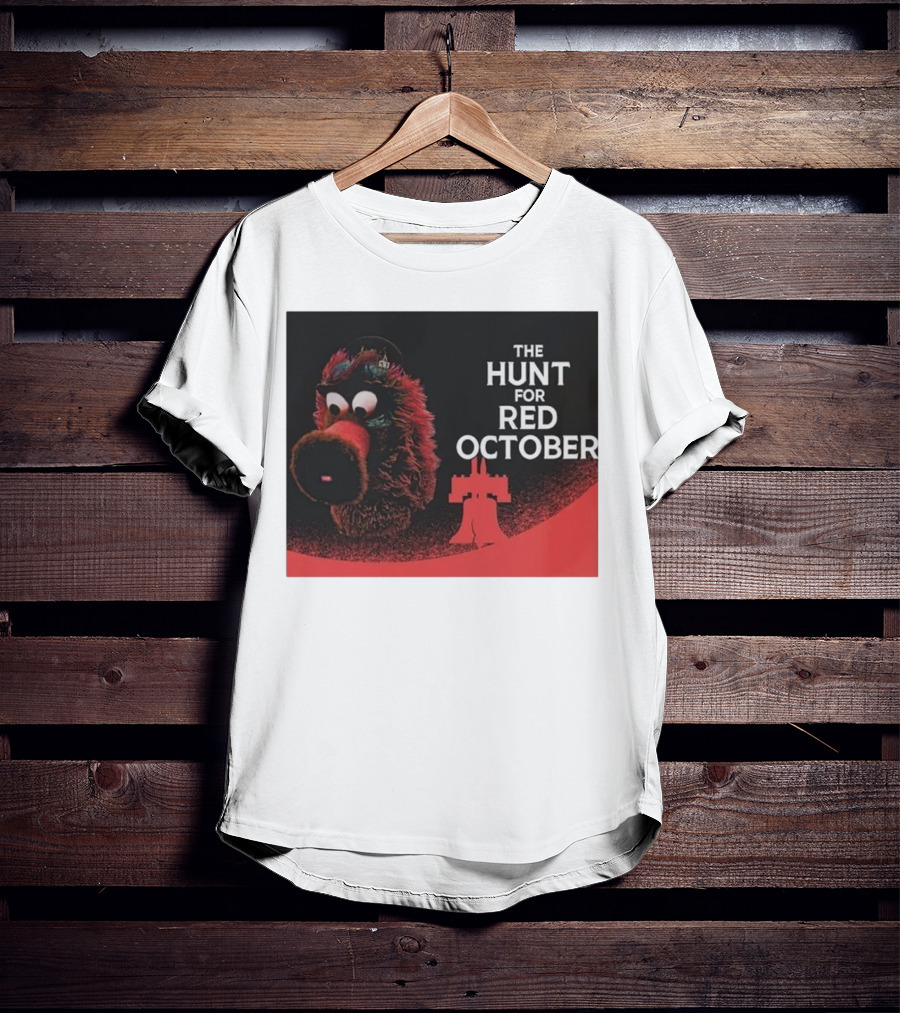 Philadelphia Phillies The Hunt For Red October Phillie Phanatic Fusion T-Shirt