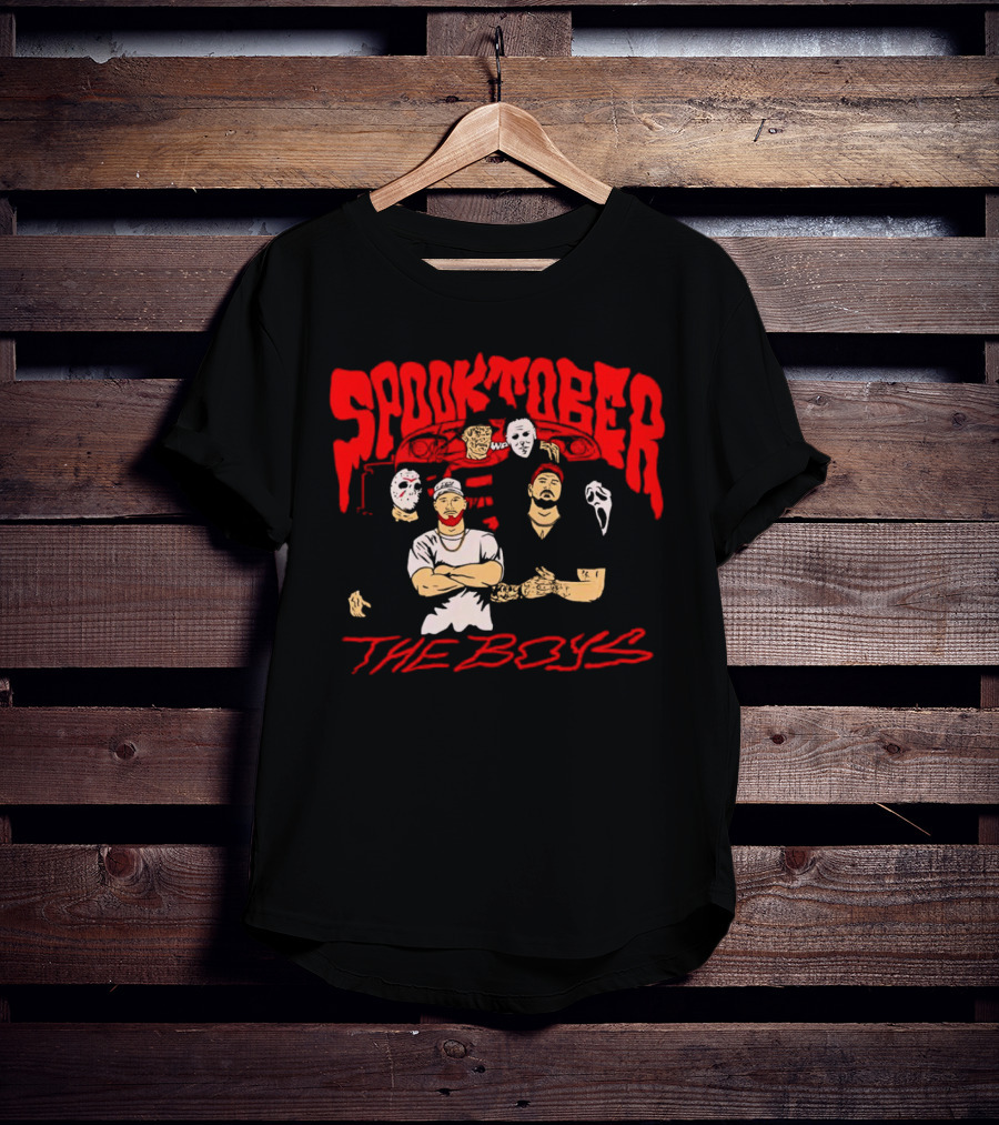 Spooktober The Boys Horror Characters Halloween T-Shirt