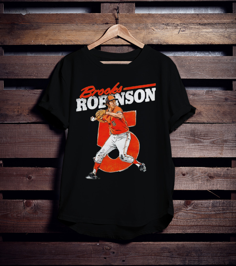 Brooks Robinson 5 Baltimore Orioles Baseball Legend T-Shirt