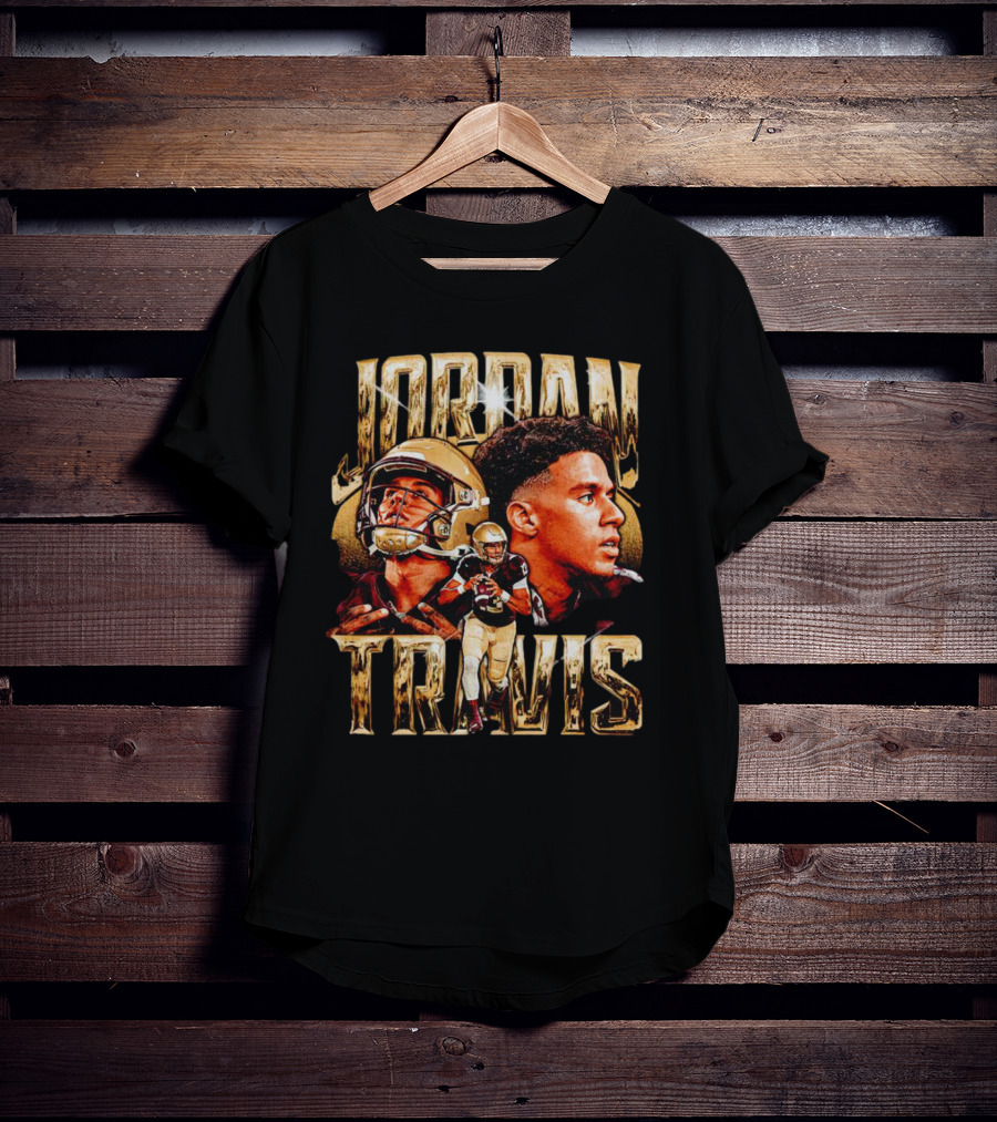 Jordan Travis Vintage College Football Player T-Shirt