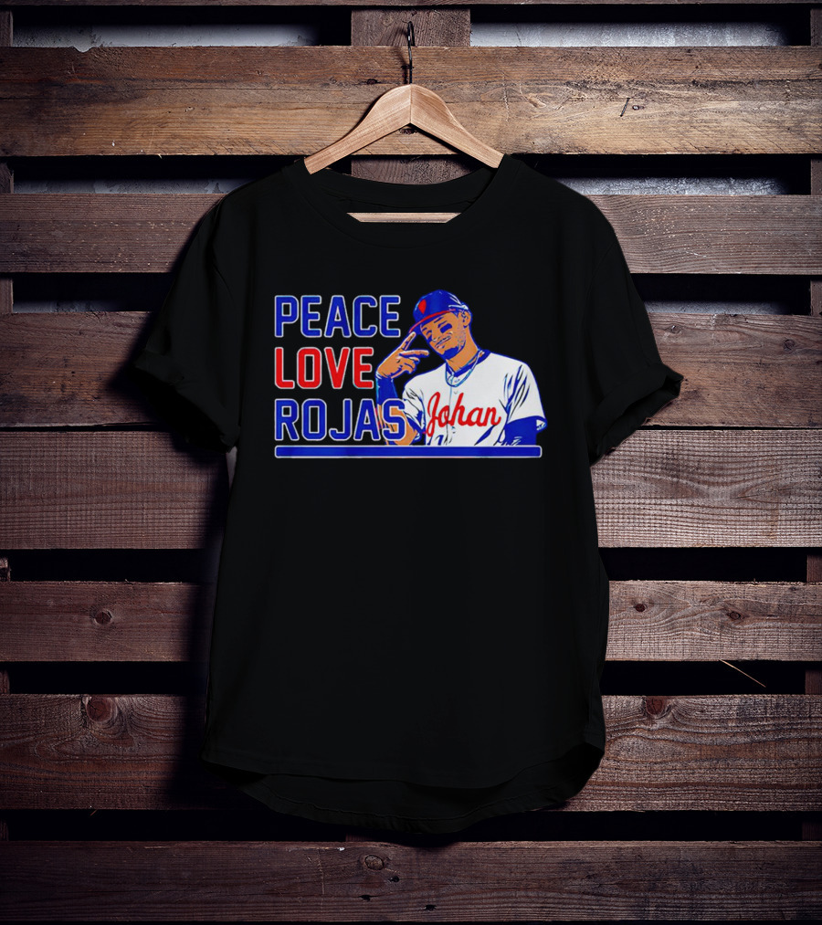 Peace Love Rojas Johan Philadelphia Phillies T-Shirt