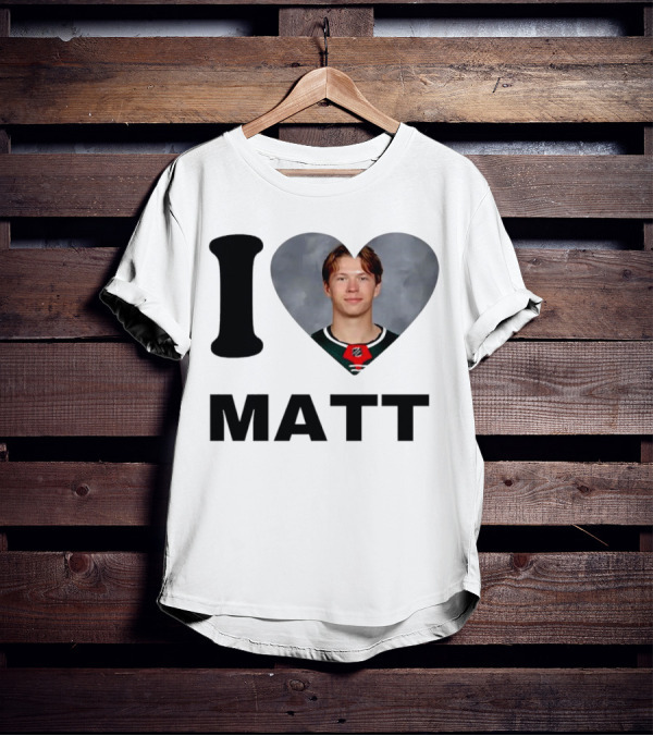 I Heart Matt Boldy Fan Love T-Shirt