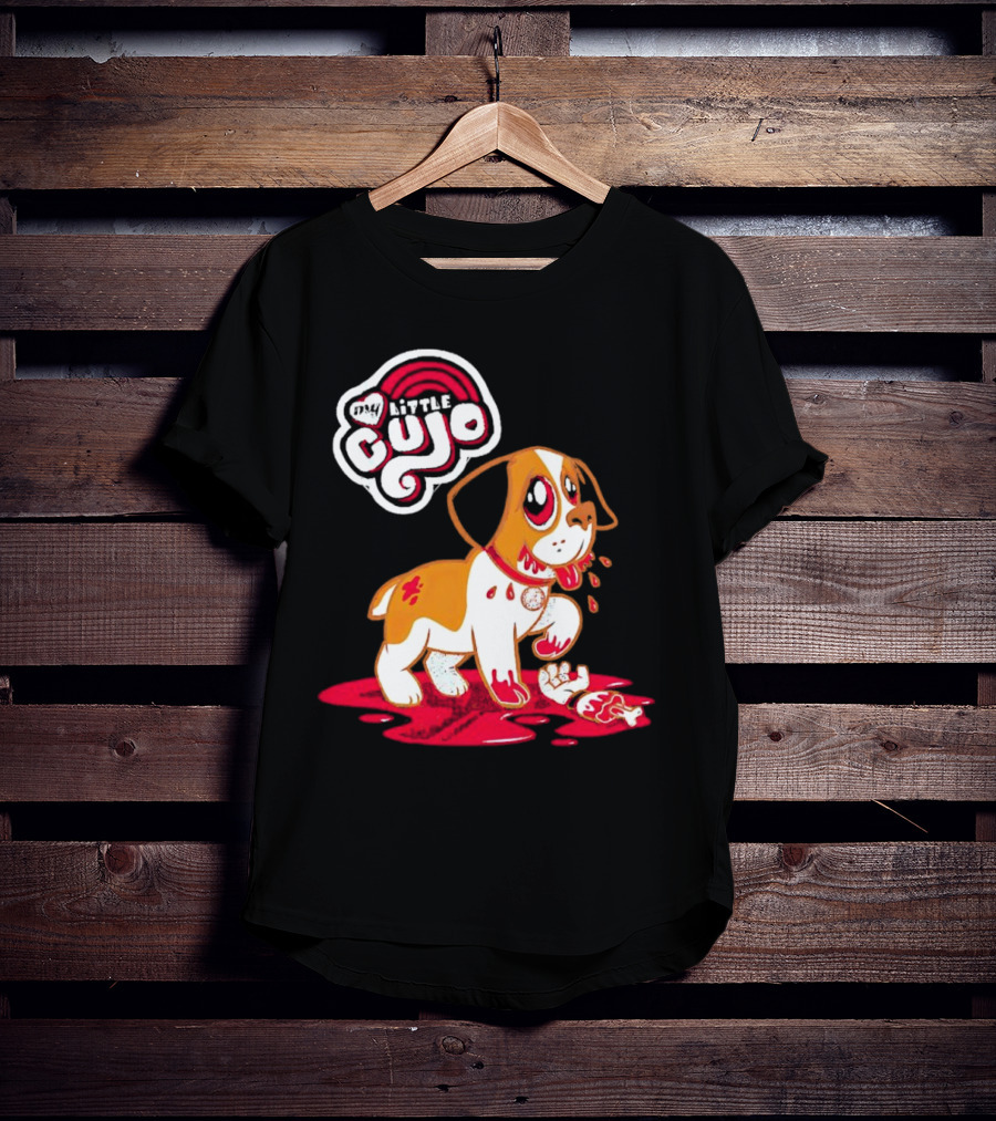 My Little Cujo Dog With Blood And Bones T-Shirt
