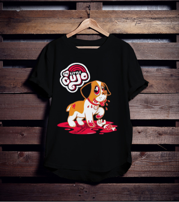 My Little Cujo Dog With Blood And Bones T-Shirt