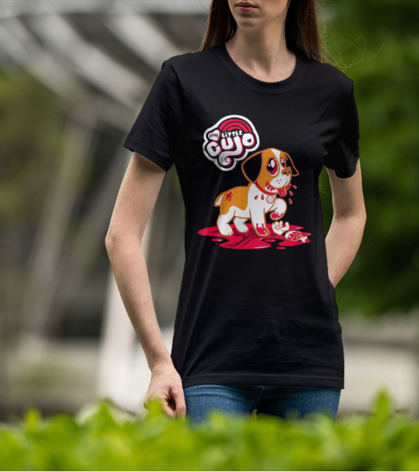 My Little Cujo Dog With Blood And Bones T-Shirt