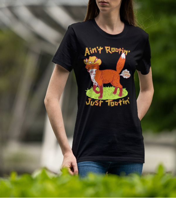 Howdy Fartner Fox Ain't Rootin' Just Tootin' T-Shirt