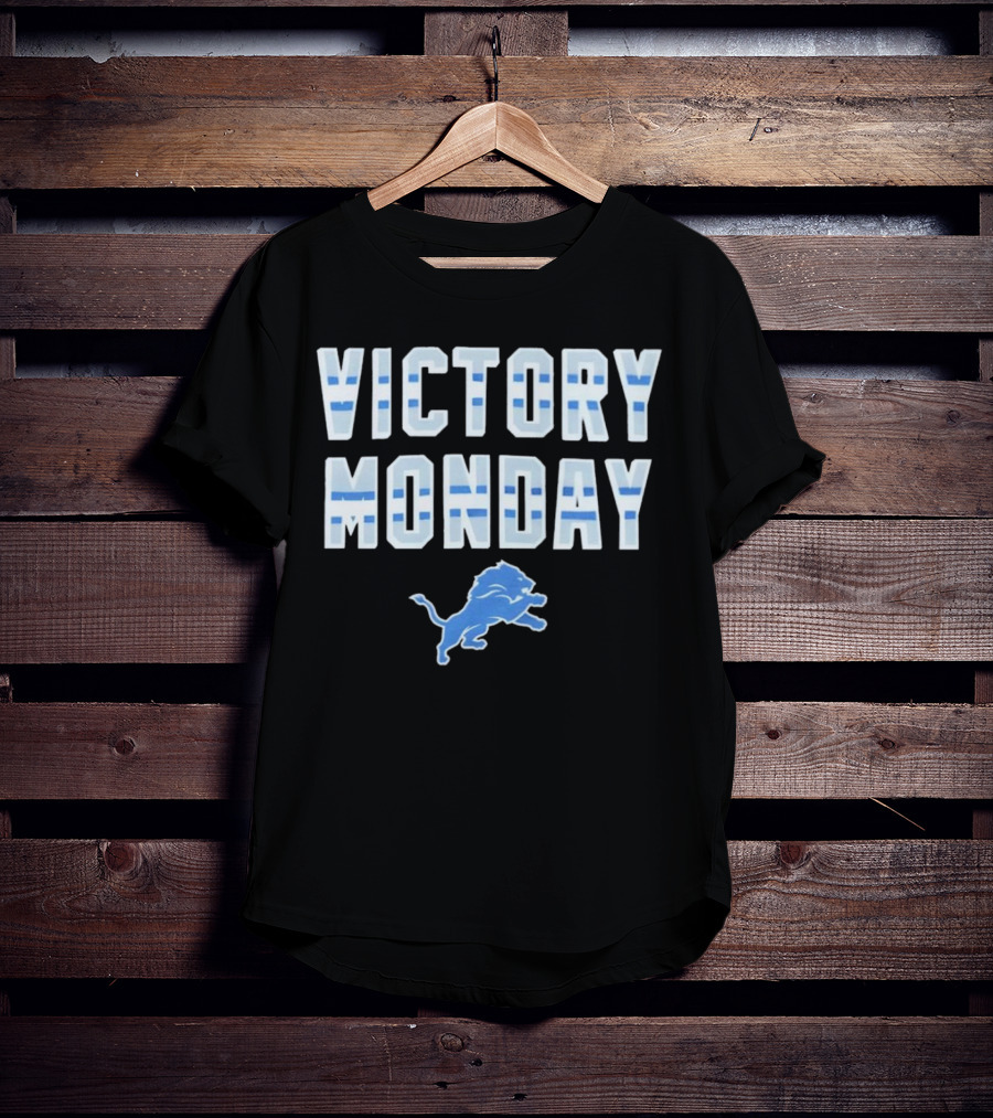 Victory Monday Detroit Lions Football Fan T-Shirt