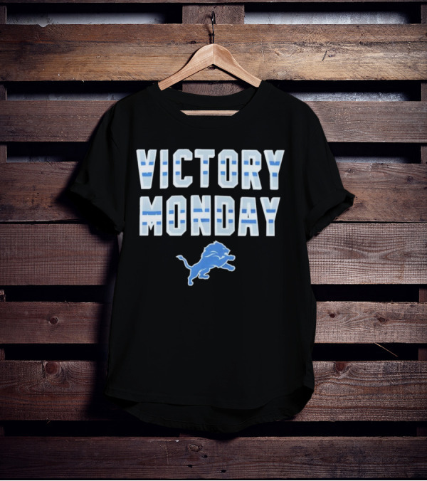 Victory Monday Detroit Lions Football Fan T-Shirt
