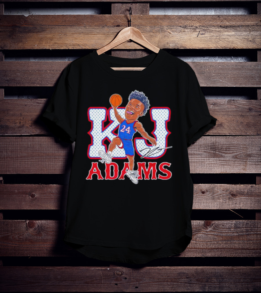 KJ Adams 24 Basketball Dunking Signature T-Shirt