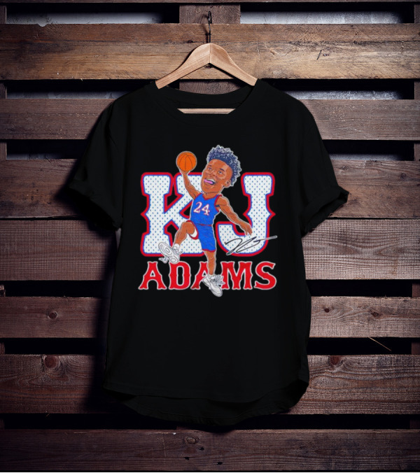 KJ Adams 24 Basketball Dunking Signature T-Shirt
