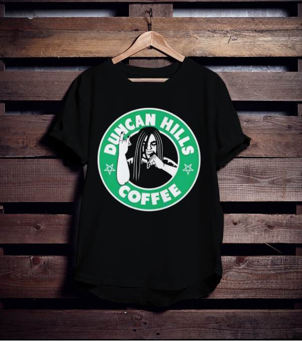 Duncan Hills Coffee Metalocalypse Starbucks Emblem T-Shirt
