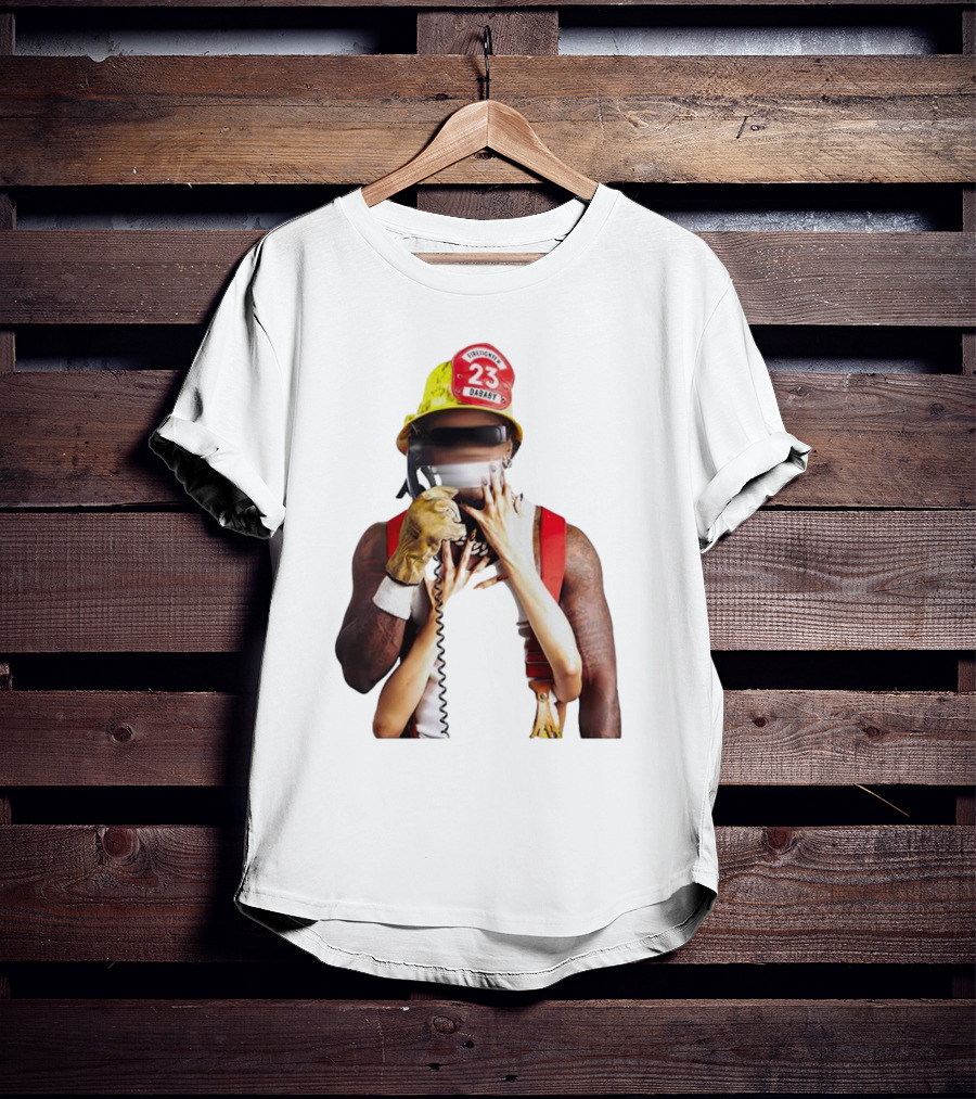 Call Da Fireman 23 DaBaby Firefighter Concept T-Shirt