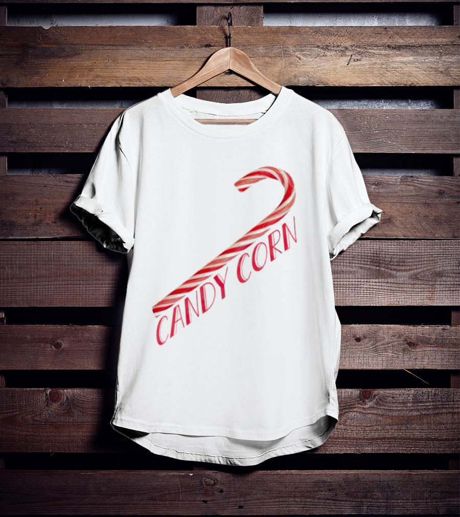 Candy Corn Candy Cane Mischief T-Shirt