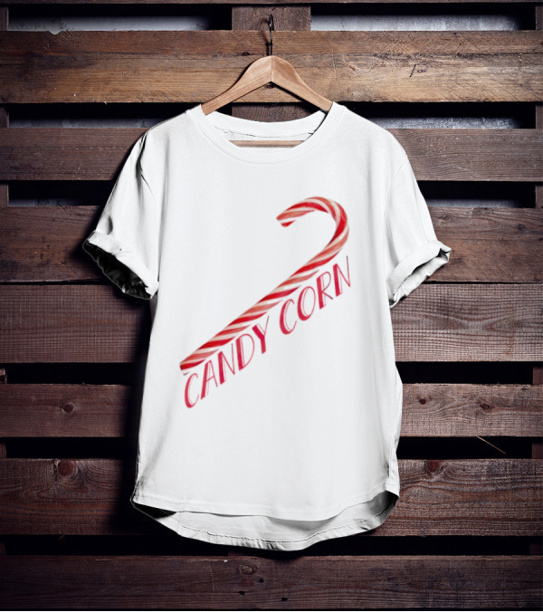 Candy Corn Candy Cane Mischief T-Shirt