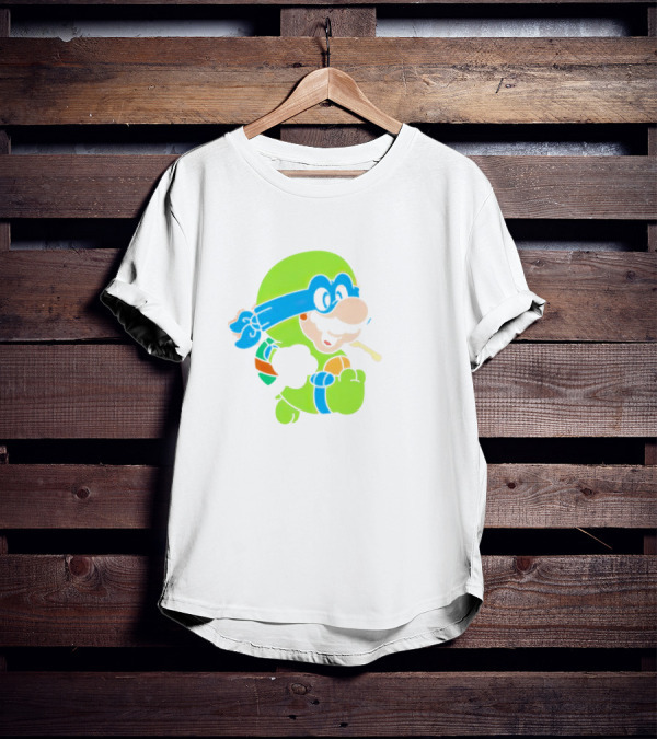 Super Mario Leo Bro Ninja Character T-Shirt