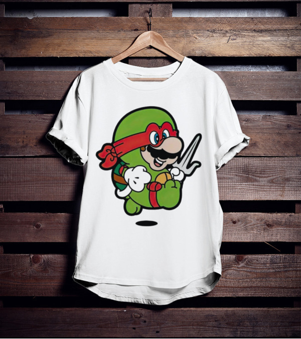 Super Mario Raph Ninja Bro Adventures T-Shirt