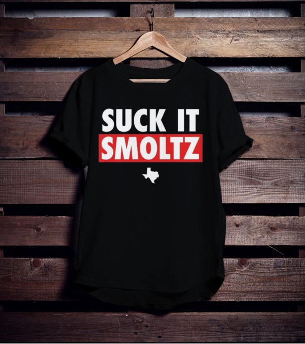Suck It Smoltz Texas Map T-Shirt