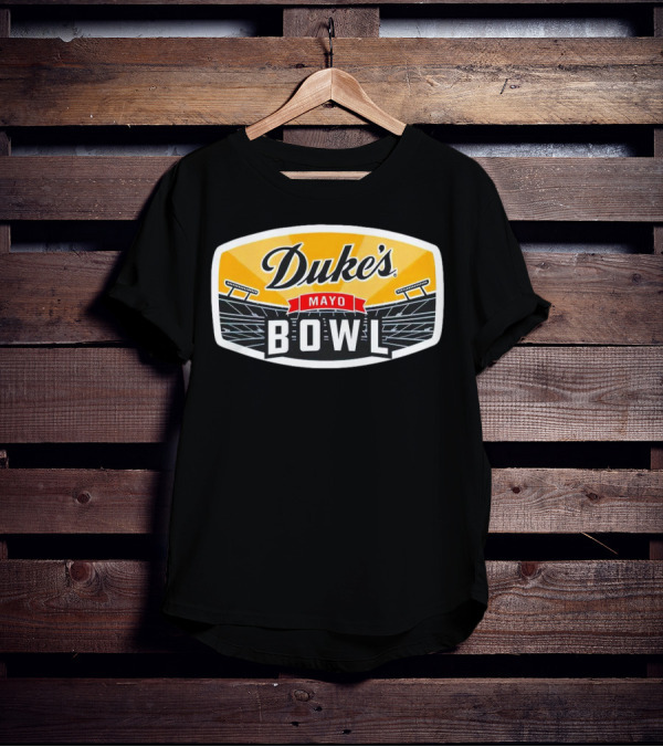 Duke’s Mayo Bowl Stadium Branding Football Event Merchandise T-Shirt