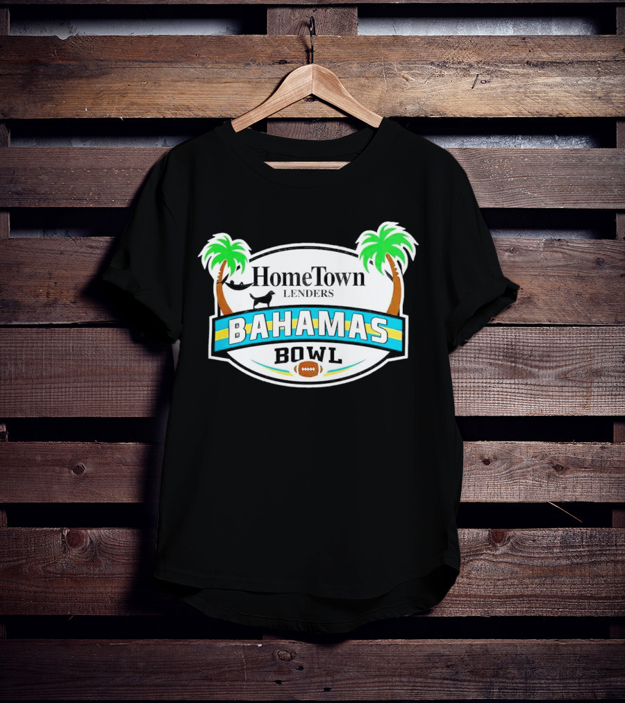 HomeTown Lenders Bahamas Bowl Palms Football T-Shirt
