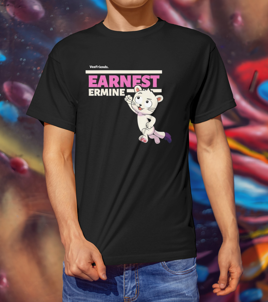 VeeFriends Earnest Ermine Character T-Shirt