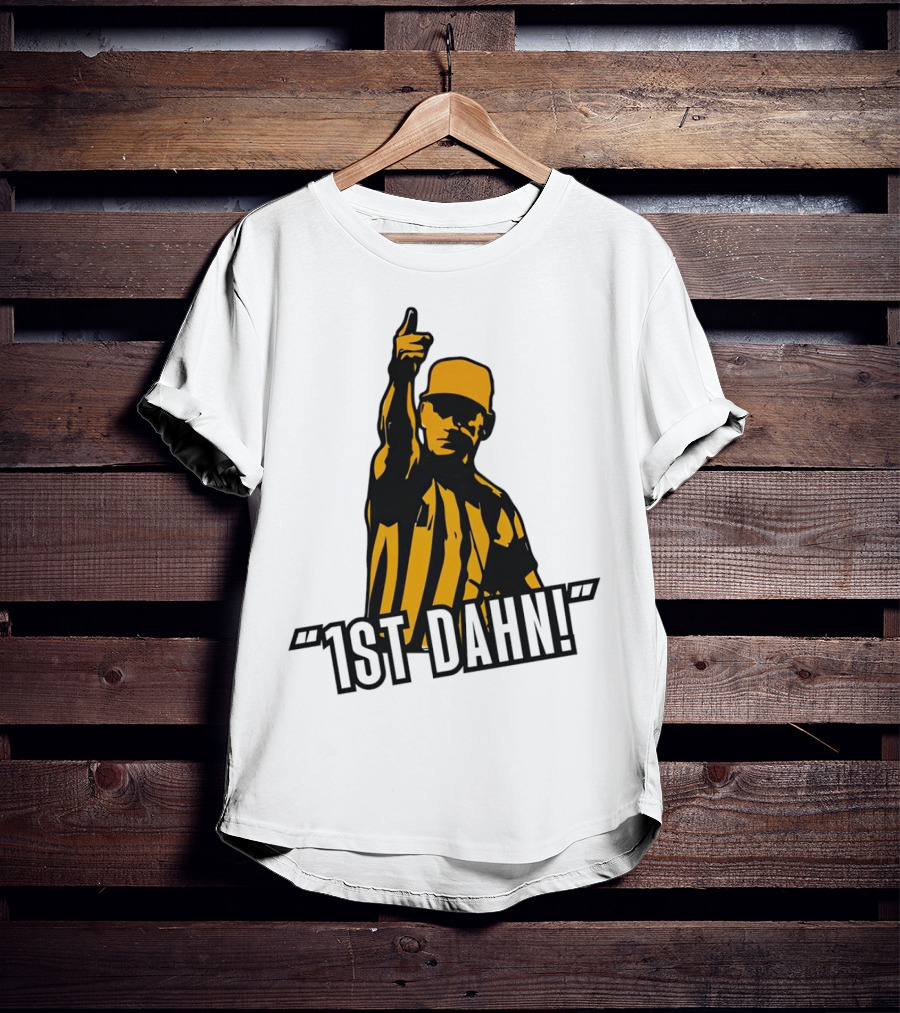 Pittsburgh Steelers 1st Dahn Referee Gesture Steelers Colors T-Shirt