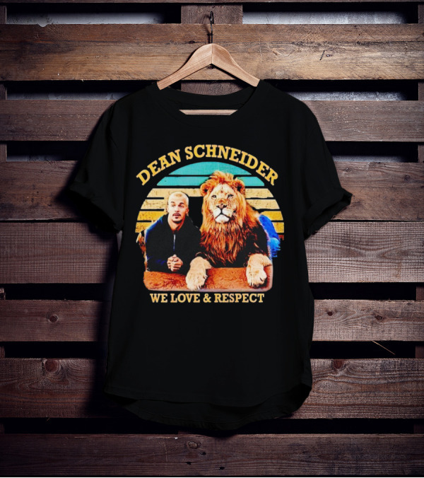 Dean Schneider We Love And Respect Lion T-Shirt