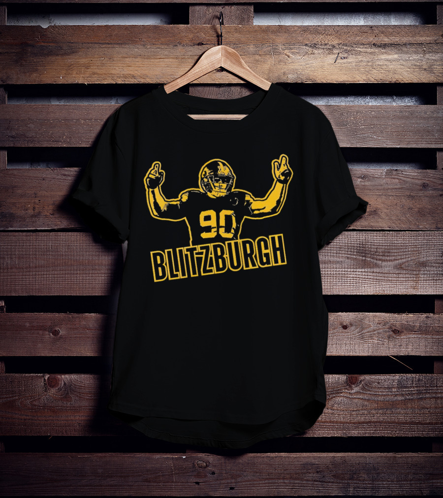 Trent Jordan Watt 90 Blitzburgh Pittsburgh Steelers T-Shirt