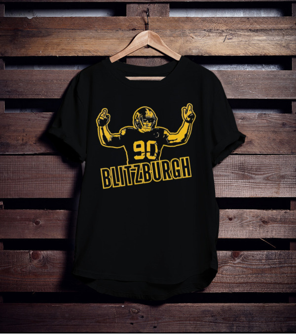 Trent Jordan Watt 90 Blitzburgh Pittsburgh Steelers T-Shirt