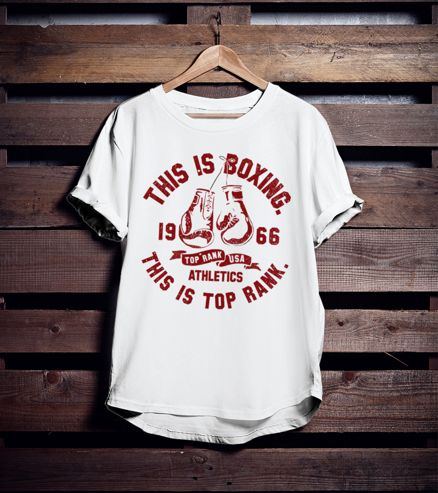 This Is Boxing 1966 Top Rank USA Athletics T-Shirt