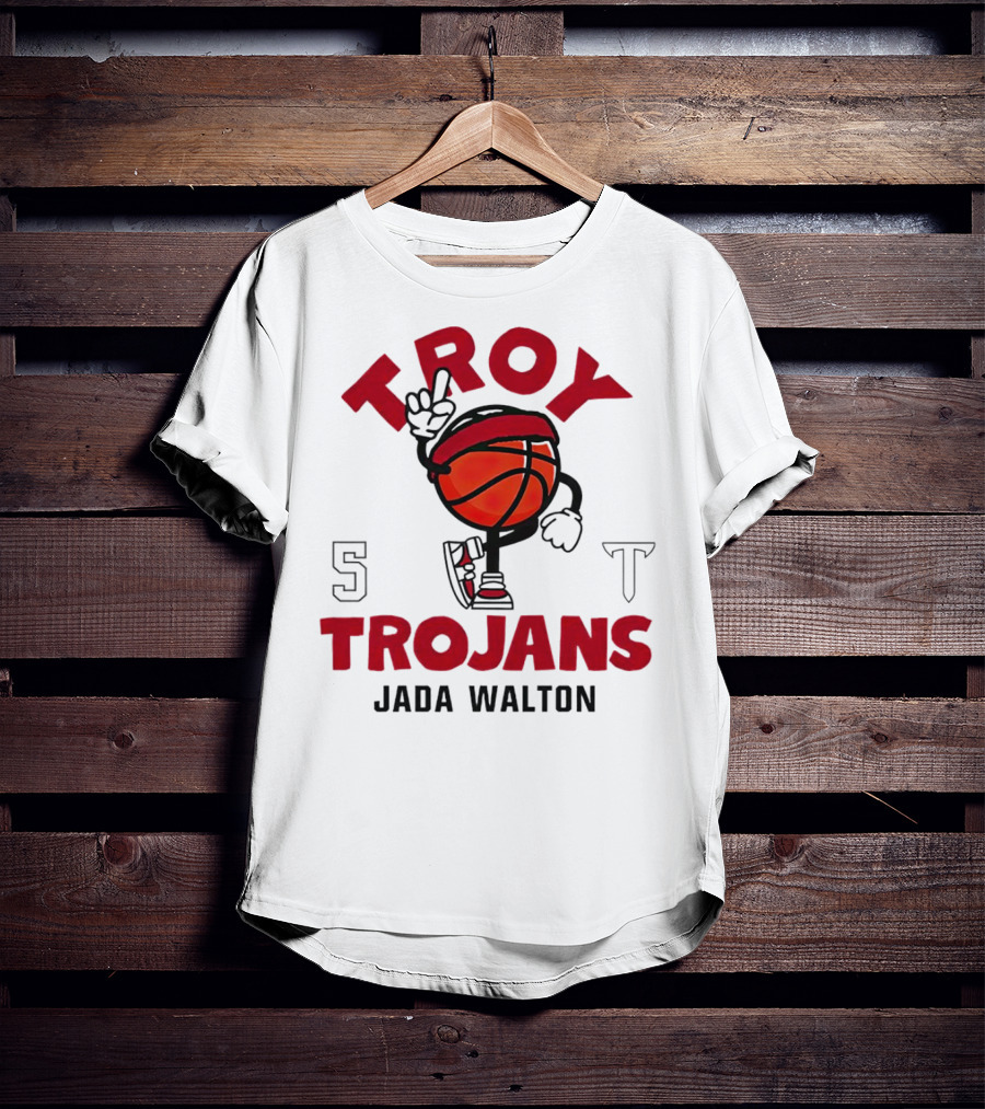 Troy Trojans Basketball Jada Walton NCAA Women's Basketball T-Shirt