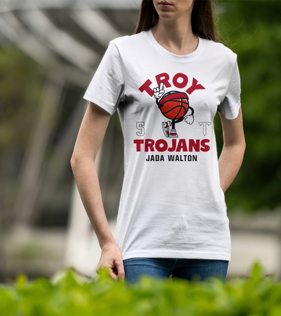 Troy Trojans Basketball Jada Walton NCAA Women's Basketball T-Shirt