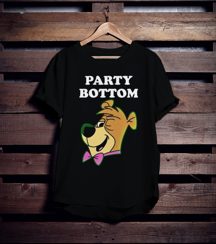 Party Bottom Yogi Bear Retro Bow Tie T-Shirt