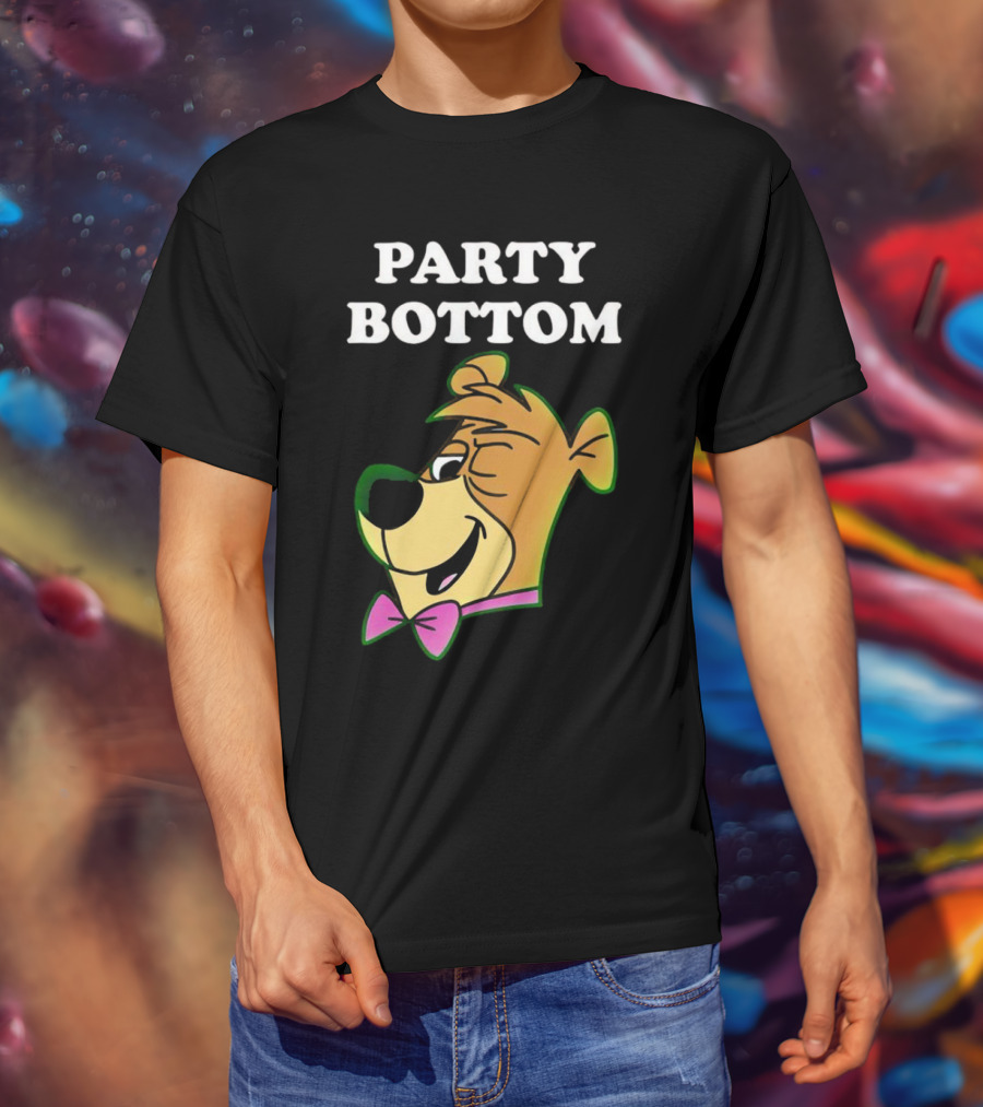 Party Bottom Yogi Bear Retro Bow Tie T-Shirt