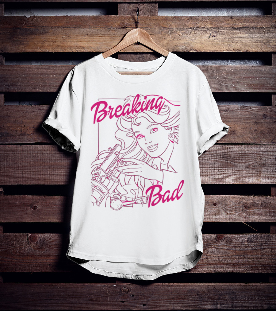 Breaking Bad Barbie Neon Sketch T-Shirt