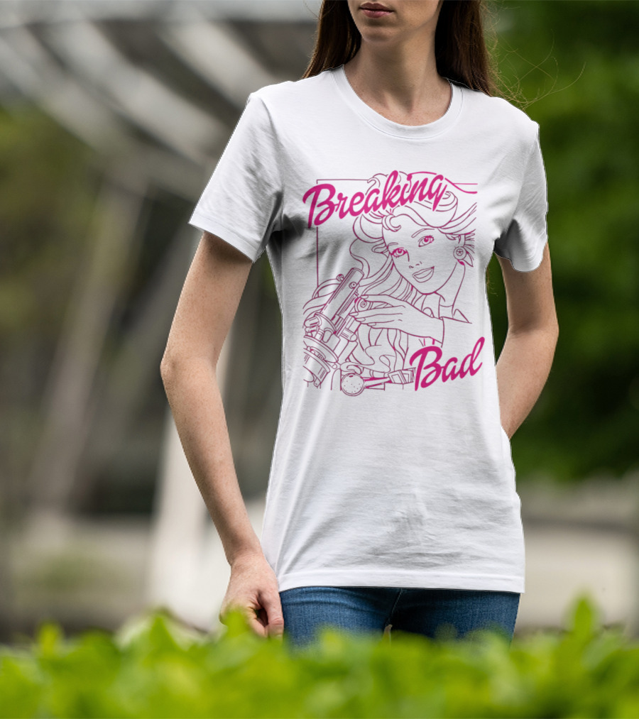 Breaking Bad Barbie Neon Sketch T-Shirt