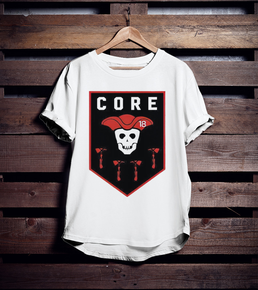 CORE Pirate Skull 18 Emblem T-Shirt