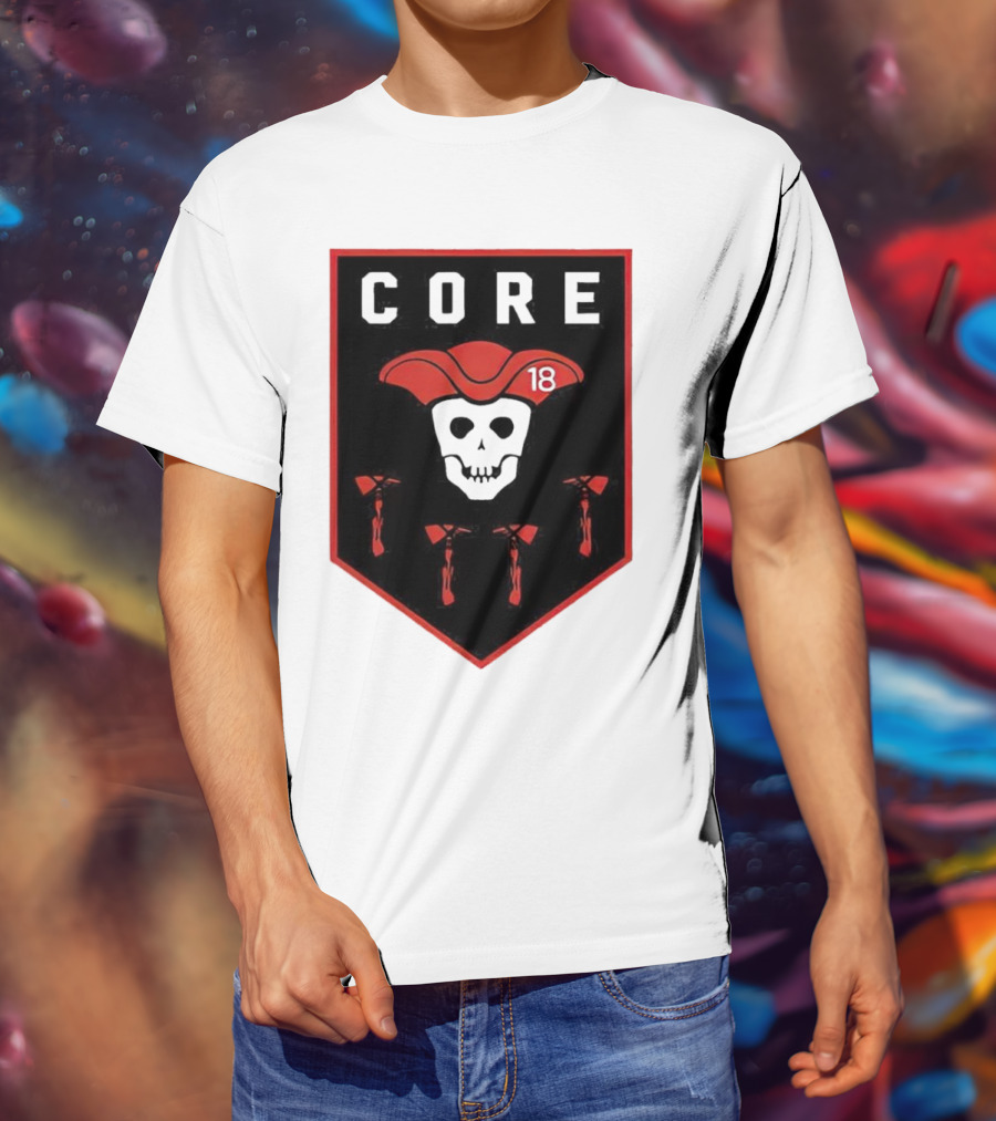 CORE Pirate Skull 18 Emblem T-Shirt