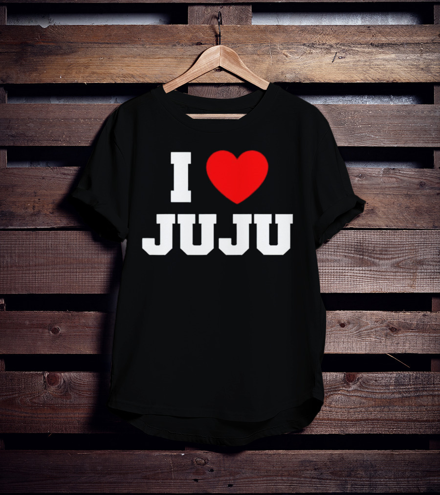 I Love Juju Red Heart T-Shirt