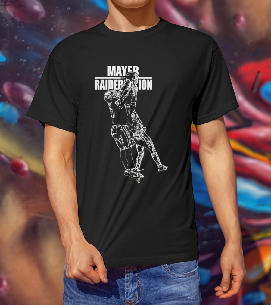 Mayer Of Raidernation Football Action T-Shirt