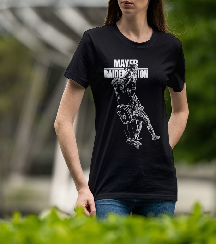 Mayer Of Raidernation Football Action T-Shirt