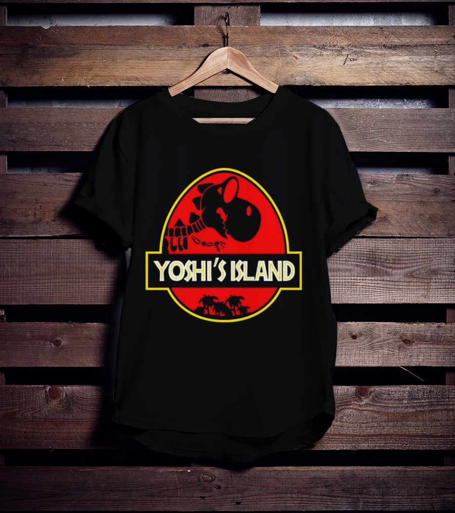 Jurassic Park Yoshi’s Island Logo Crossover T-Shirt