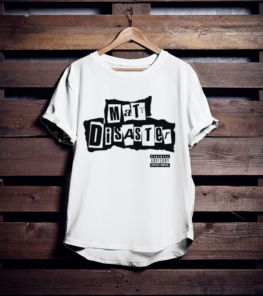 Matt Disaster Explicit Content Mr. Pink T-Shirt