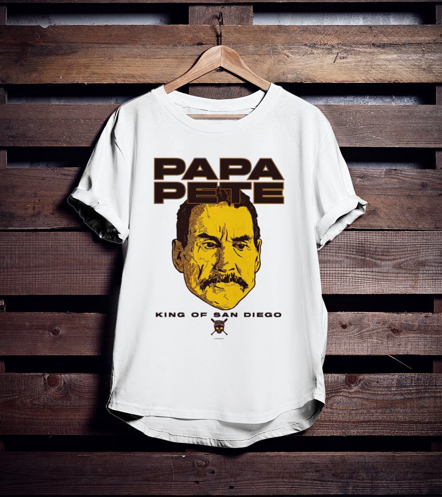 Papa Pete King Of San Diego Iconic Yellow T-Shirt