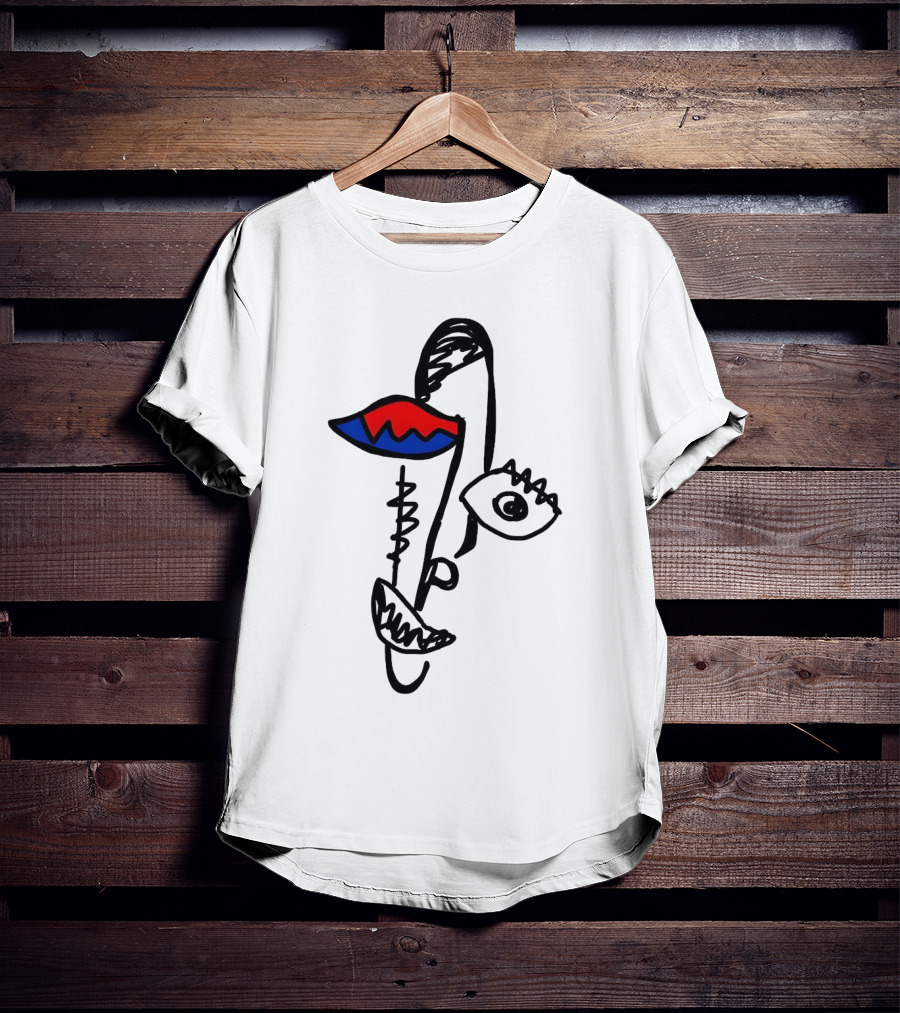 Beyond Graf’s Latest Abstract Picasso Face Disconnected Lines And Shapes T-Shirt
