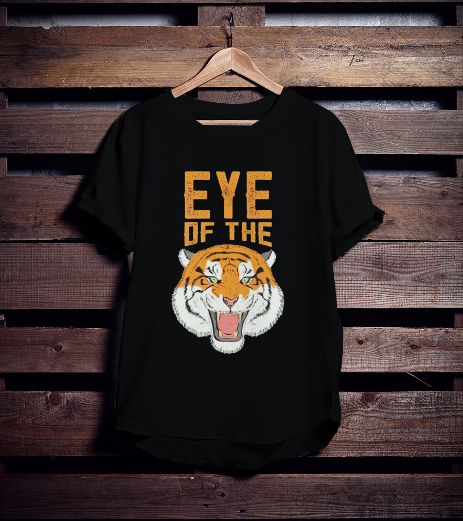 Eye Of The Tiger Fierce Roaring Tiger Face T-Shirt