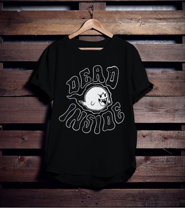 Dead Inside Horror Spooky Ghost T-Shirt