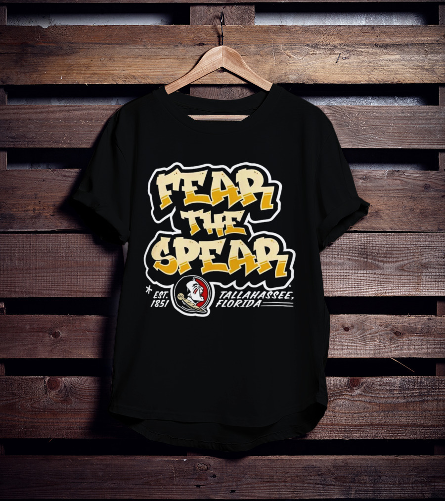 Fear The Spear Tallahassee Florida Est. 1851 T-Shirt
